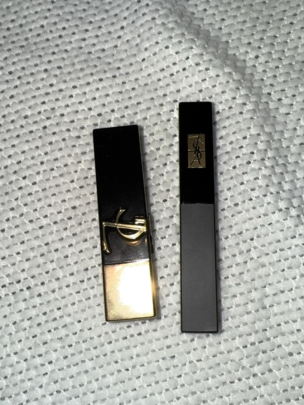 Yves Saint Laurent Black and Gold Lipstick Duo Set
